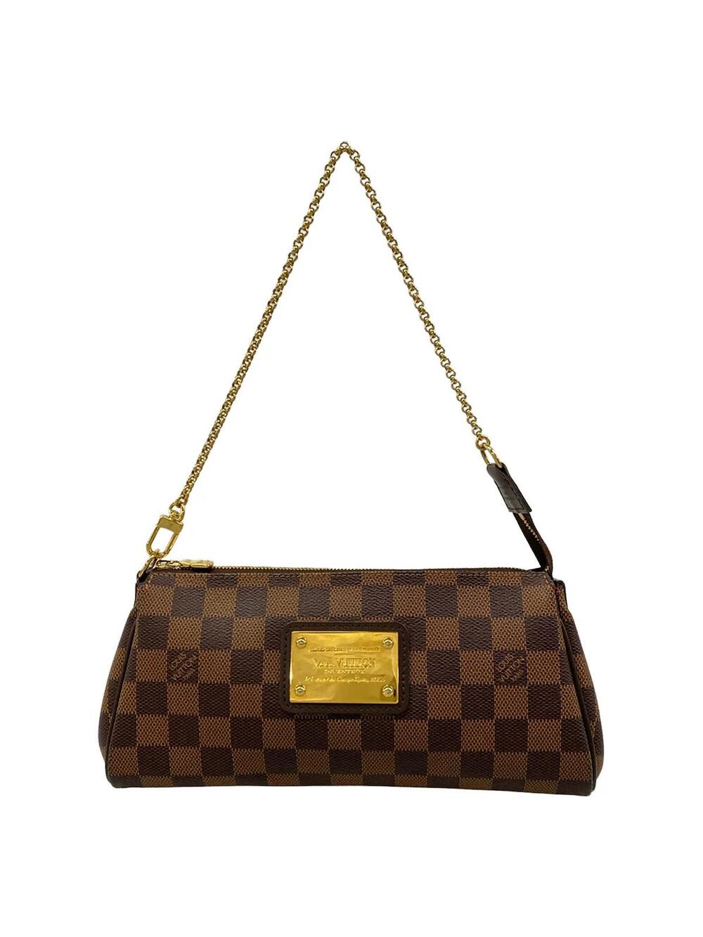 Louis Vuitton Eva Ebene Damier Handbag #346072L20B